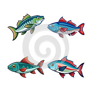 Dynamic Driftfish Colorful Artwork