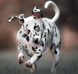 Dalmatian in Motion photo