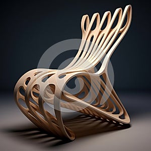 Dynamic Energy Flow Chair: Iterations Of A Highly Detailed Yankeecore Design