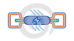 Dynamic Energy Link, Power Transfer, Digital Connection, Tech Network. vector design Generative AI