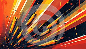 Dynamic explosion of colors