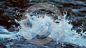 In a dynamic explosion