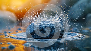 In a dynamic explosion