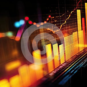 AI-Generated Financial Data Visualization