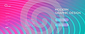 Dynamic Fluid Background. Abstract Flow Shapes. Vivid Geometric Landing Page.
