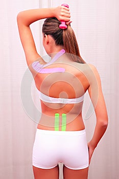 Dynamic functional bandage with taping photo
