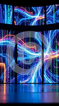 Abstract Digital Network Flow with Binary Code