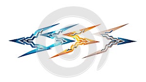 Dynamic Geometric Abstract Shapes Vector for Modern Designs, vector design Generative AI