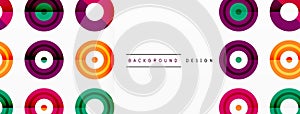 Dynamic geometric abstract  background