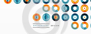 Dynamic geometric abstract vector background