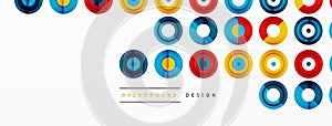 Dynamic geometric abstract vector background