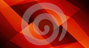 Geometric red and orange abstract background with sharp triangular shapes