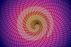 Dynamic geometric-pattern provides mesmerizing swirling-visual for digital-art-projects.