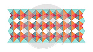 Dynamic Geometric Pattern Repeating Triangles, vector design Generative AI