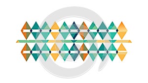 Dynamic Geometric Triangle Array Pattern, vector design Generative AI