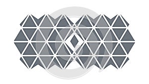 Dynamic Geometric Triangle Pattern: Abstract Modern Design, vector design Generative AI