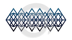 Dynamic Geometric Triangle Pattern, Abstract Modern Grid, vector design Generative AI