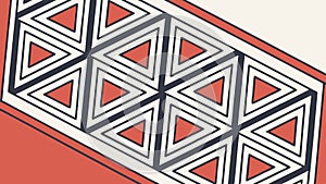 Dynamic Geometric Triangle Pattern Vector Design, vector design Generative AI