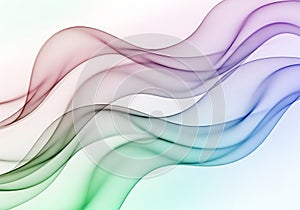 Dynamic Gradient Wavy Abstract Background