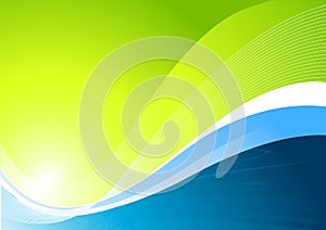 Dynamic Green Background