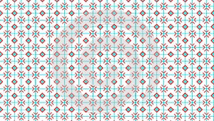 Repeating diamond and star pattern creates a bold, modern geometric background.