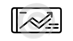 Dynamic Growth Chart for Business & Market Performance, vector design Generative AI