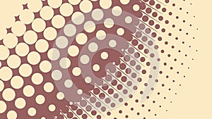 Dynamic Halftone Dot Pattern, Abstract and Retro Design Element, vector design Generative AI