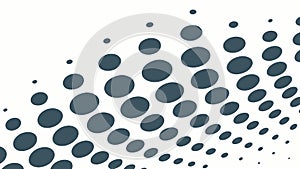 Dynamic halftone pattern vector: abstract gradient of dots creating depth and modern texture, vector design Generative AI
