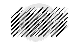 Dynamic Hatched Lines Pattern - Abstract Diagonal Texture, vector design Generative AI
