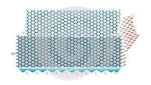 Dynamic Hexagonal Grid Pattern with Modern Gradient, vector design Generative AI