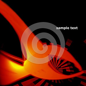 Dynamic hi-tech abstract background design series