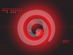 Dynamic high tech retro wave