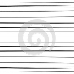 Dynamic horizontal lines, stripes. Random linear, lineal pattern