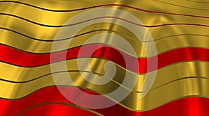 Curved lines on the horizont.