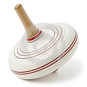 Spinning in the wind isolated on white background