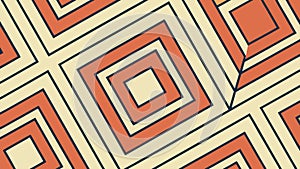 Dynamic Interlocking Square Geometric Seamless Pattern Vector Design, vector design Generative AI