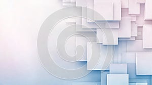 Dynamic interplay of overlapping squares in a modern abstract geometric design, creating visually engaging background