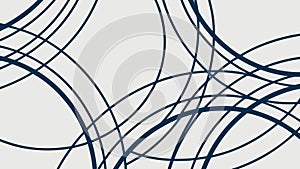 Dynamic Intersecting Curved Lines Abstract Pattern, vector design Generative AI