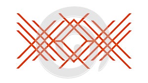 Dynamic Intersecting Diagonal Lines, Abstract Pattern Vector Design, vector design Generative AI