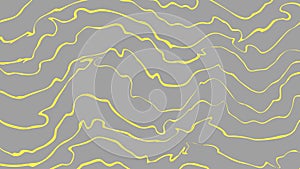 Dynamic languid inkscape yellow abstract lines on gray background, Ultimate Gray and Illuminating Yellow, Vector abstract