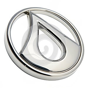 Liquid metal flow vector symbol