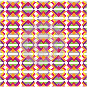 Dynamic Multicolor Abstract Lattice Pattern with Layer Angles, Bold Intersections, and Rich Textural Geometry