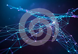 Representation suggests themes of technology, communication, and artificial