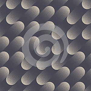 Dynamic Oblique Lines Stipple Continuous Pattern Vector Abstract Background