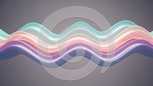 Dynamic Pastel Gradient Waves Abstract Background