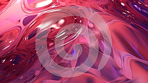 Dynamic Purple Fluid Background. Generative  AI