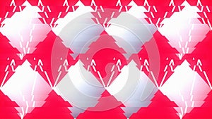 Dynamic Red and White Geometric Pattern Background