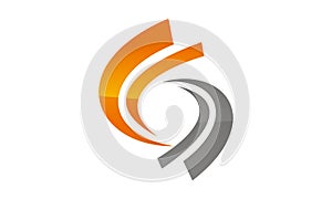 Dynamic Rotation Logo Design Template