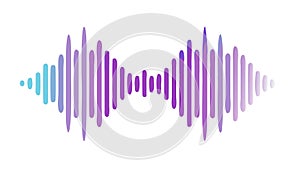 Dynamic Sound Waves Audio Equalizer Vector, vector design Generative AI