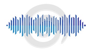 Dynamic Sound Waves Equalizer Abstract Design Vector, vector design Generative AI
